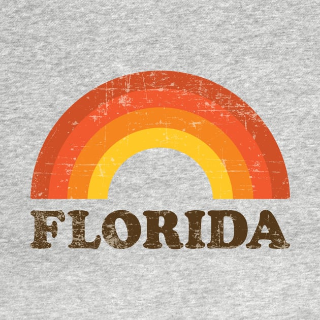 Retro Vintage Florida Vacation Souvenir by fizzyllama